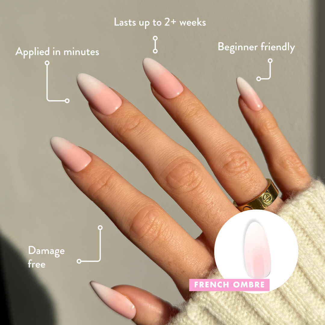 French Ombré - Press On Nails