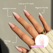 French Ombré - Press On Nails