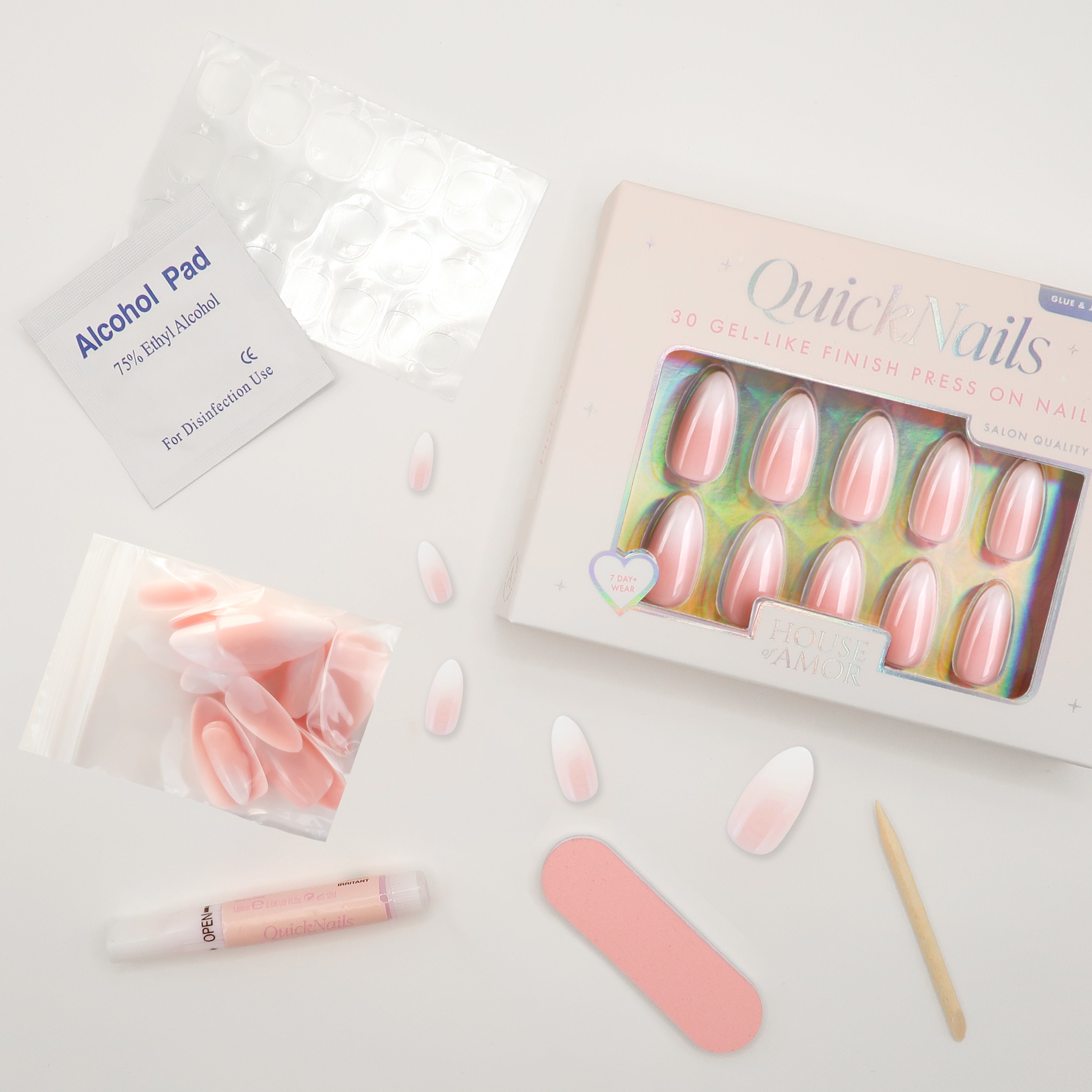 French Ombré - Press On Nails