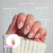 Iced Latté  - Press On Nails
