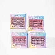 Lazy Girl Bundle - 4 x Pre-Glued Lash Cluster Packs