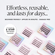 The Lazy Girl Pre Glued Lash Starter Bundle