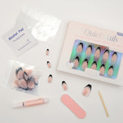 Midnight Ribbon - Press On Nails