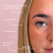 Mocha (Brown) - Lazy Girl Pre-Glued Under Lash