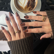 Molten Mocha - Press On Nails
