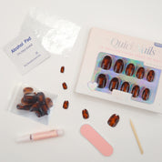Molten Mocha - Press On Nails