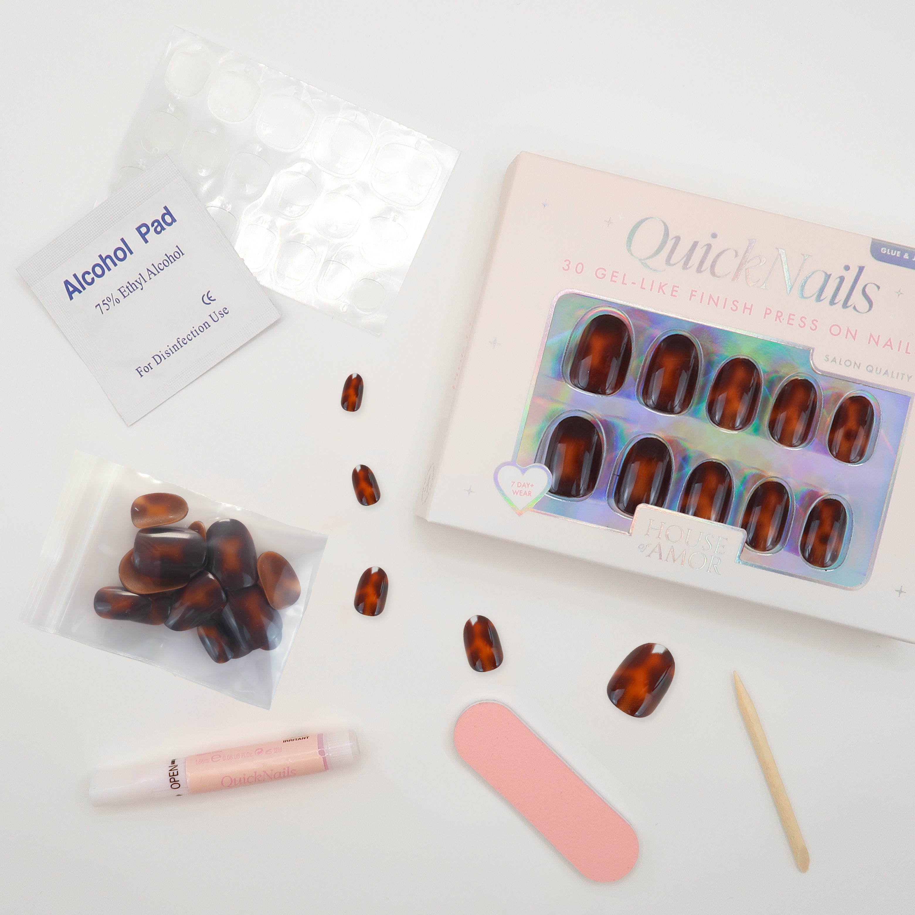 Molten Mocha - Press On Nails