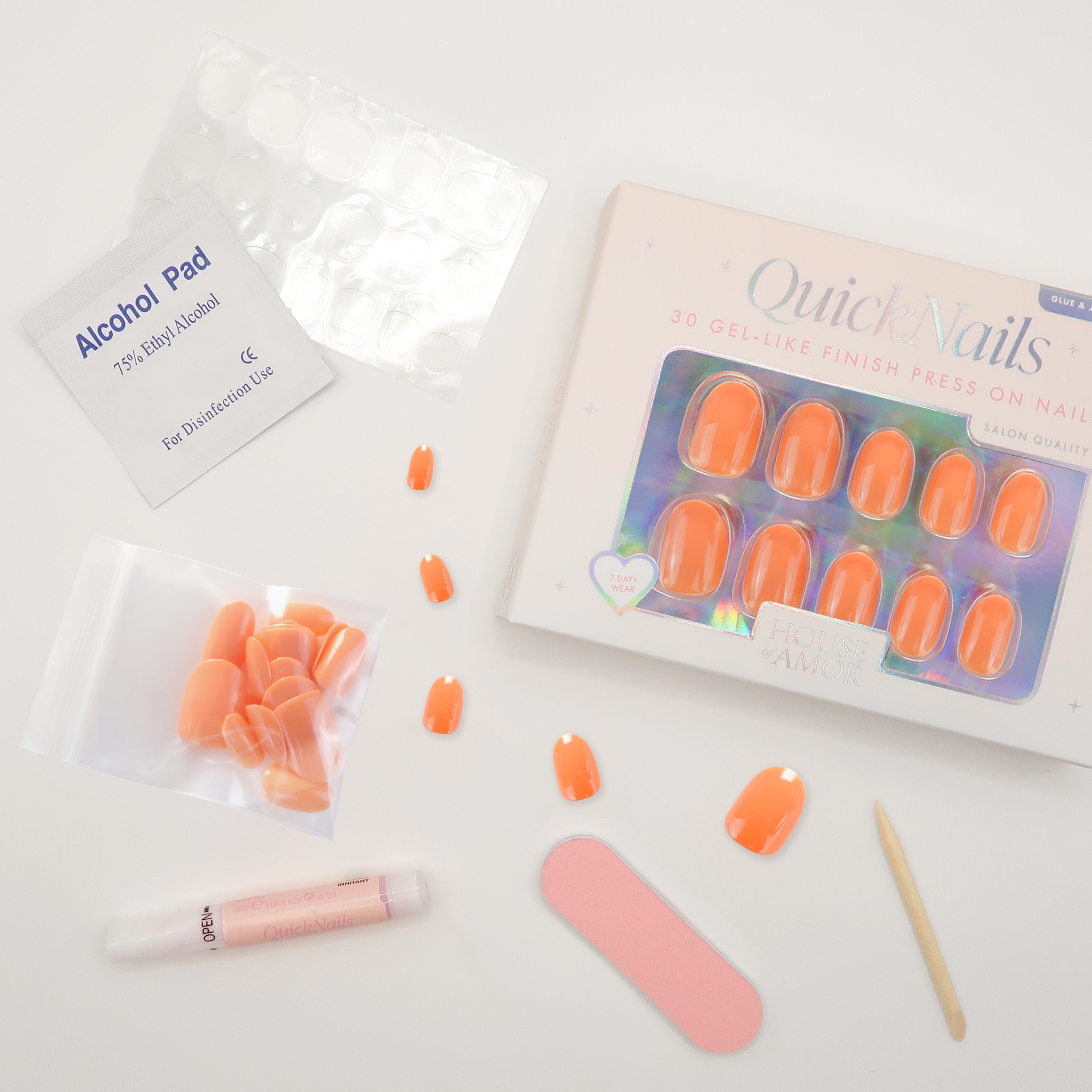 Peach Bellini - Press On Nails