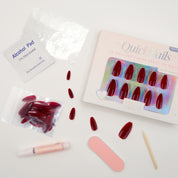 Red Wine - Press On Nails