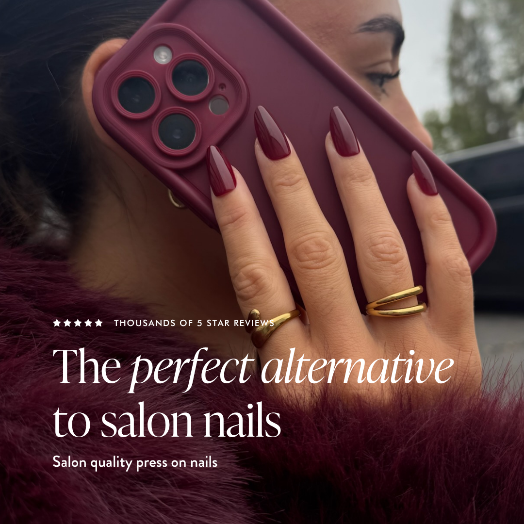 Red Wine - Press On Nails