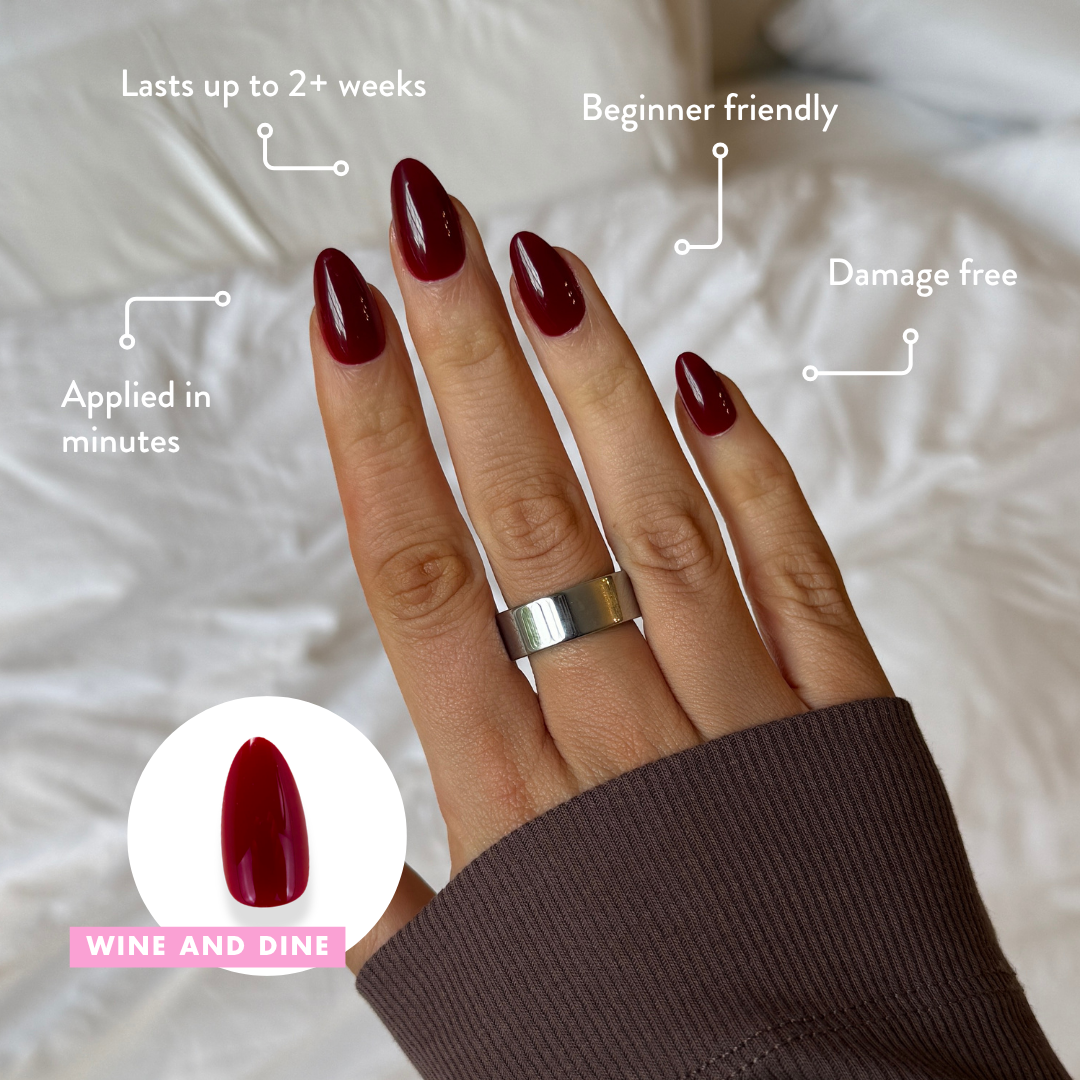 Wine & Dine - Press On Nails